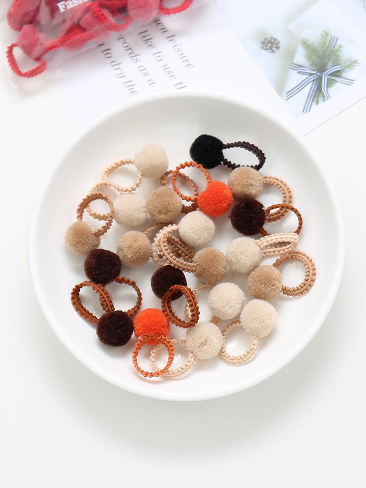 

Cute Colorful Pompon Hair Elastics - Baby & Little Girls Accessories