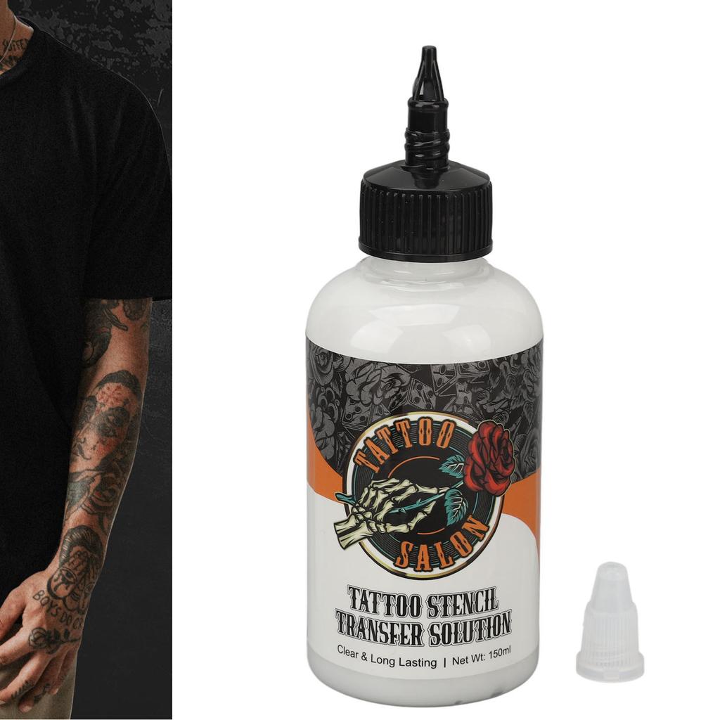 150ml Tattoo Transfercreme Tattoo Schablonen Transferlösung Gel für Anfänger Körperbemalung