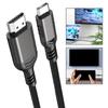 USB C to HDMI-Compatible Cable Converters Wire Supports 4K@60Hz Type C to HDTV Display Adapters Cord