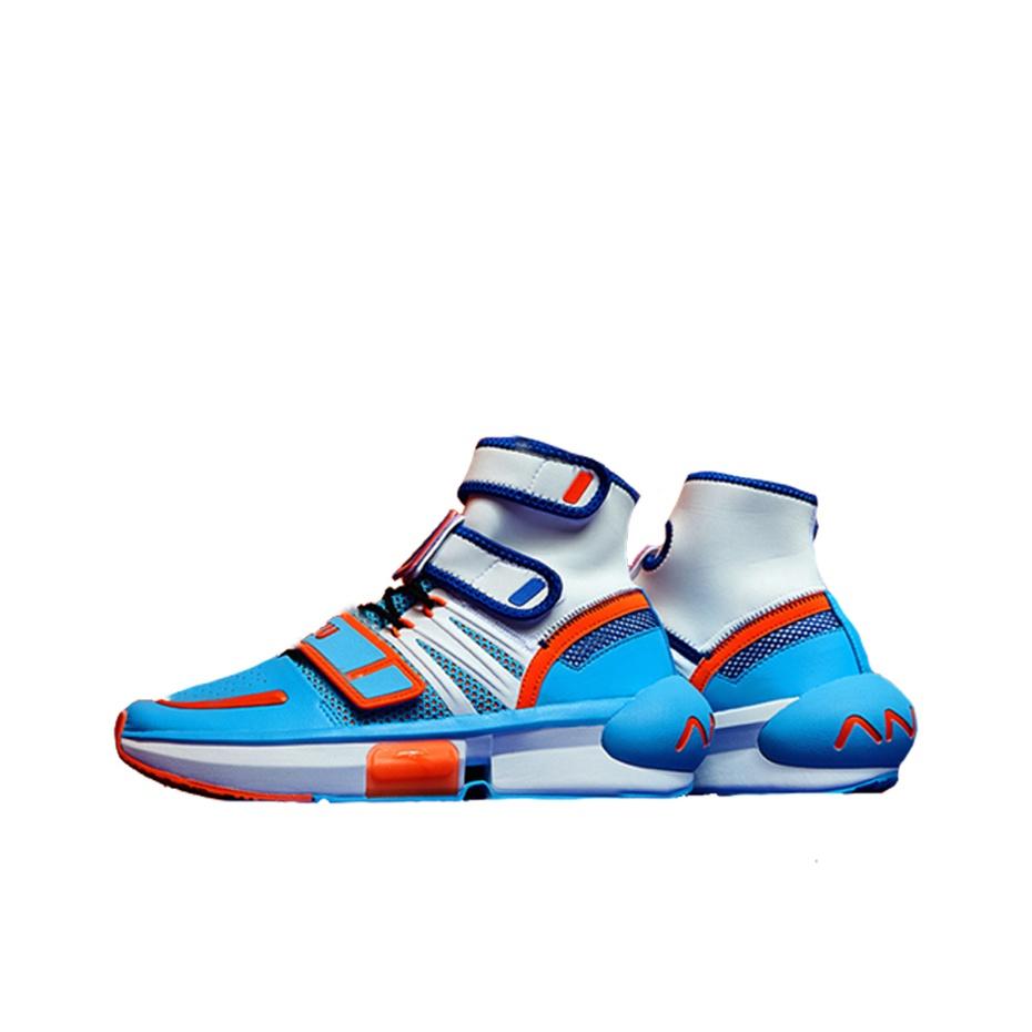 Anta Dragon Ball X  Super Saiyan Blue Goku High-Top Basketball Shoes Men Sneakers 11941620-12