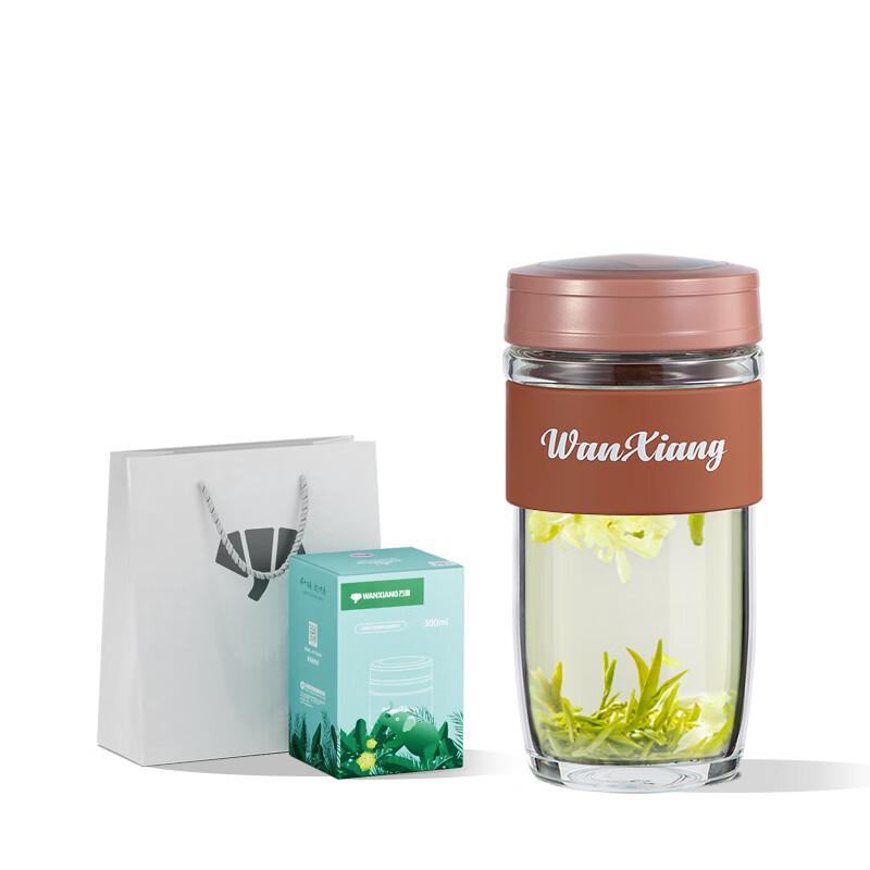 Vientiane U852S Silver Ion Antibacterial Glass Water Bottle