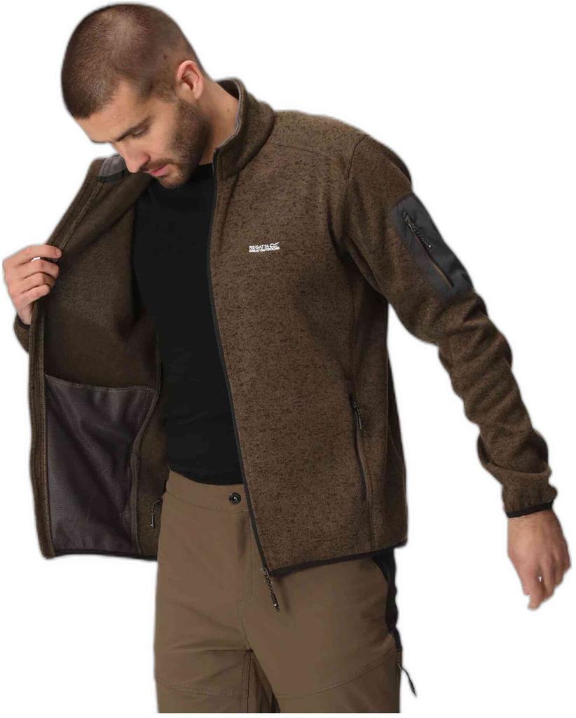 Regatta Newhill Full Zip Fleece Jacket (RMA554) (RMA554_4G9) коричневый