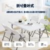 Folding Table 120cm Work Table Simple Workbench Work Table Multifunctional Outdoor Portable Table Indoor Outdoor Camping Gardening Load Capacity 150kg