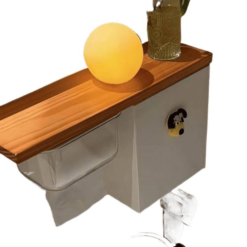 Waterproof Wall-Mounted Transparent Bathroom Tissue Box