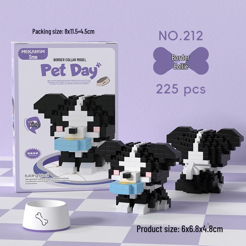 

Детские развивающие конструкторы для домашних животных: Подходит для собак, кошек, бишон фризе, корги; Совместимо с Лего; Идеально подходит для Дня защиты детей