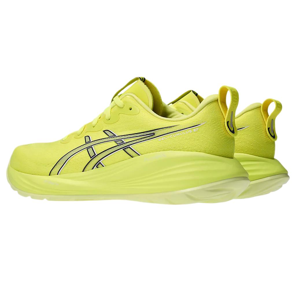 Asics Gel-Cumulus 27 Comfortable Versatile Simple Fashion Mesh Low-Top Running Shoes Men sneaker Lemon-Yellow 1011B960-750