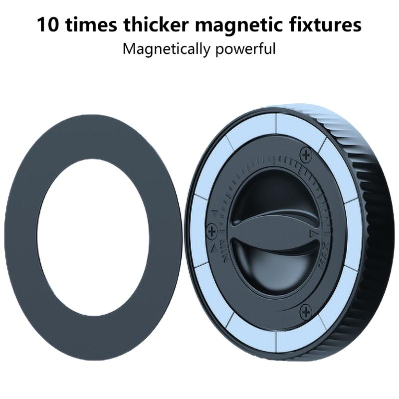 17mm Round Head Hole Holder Magnetic Suction Bracket 360 Adjustable Mobile Holder for Cellphone