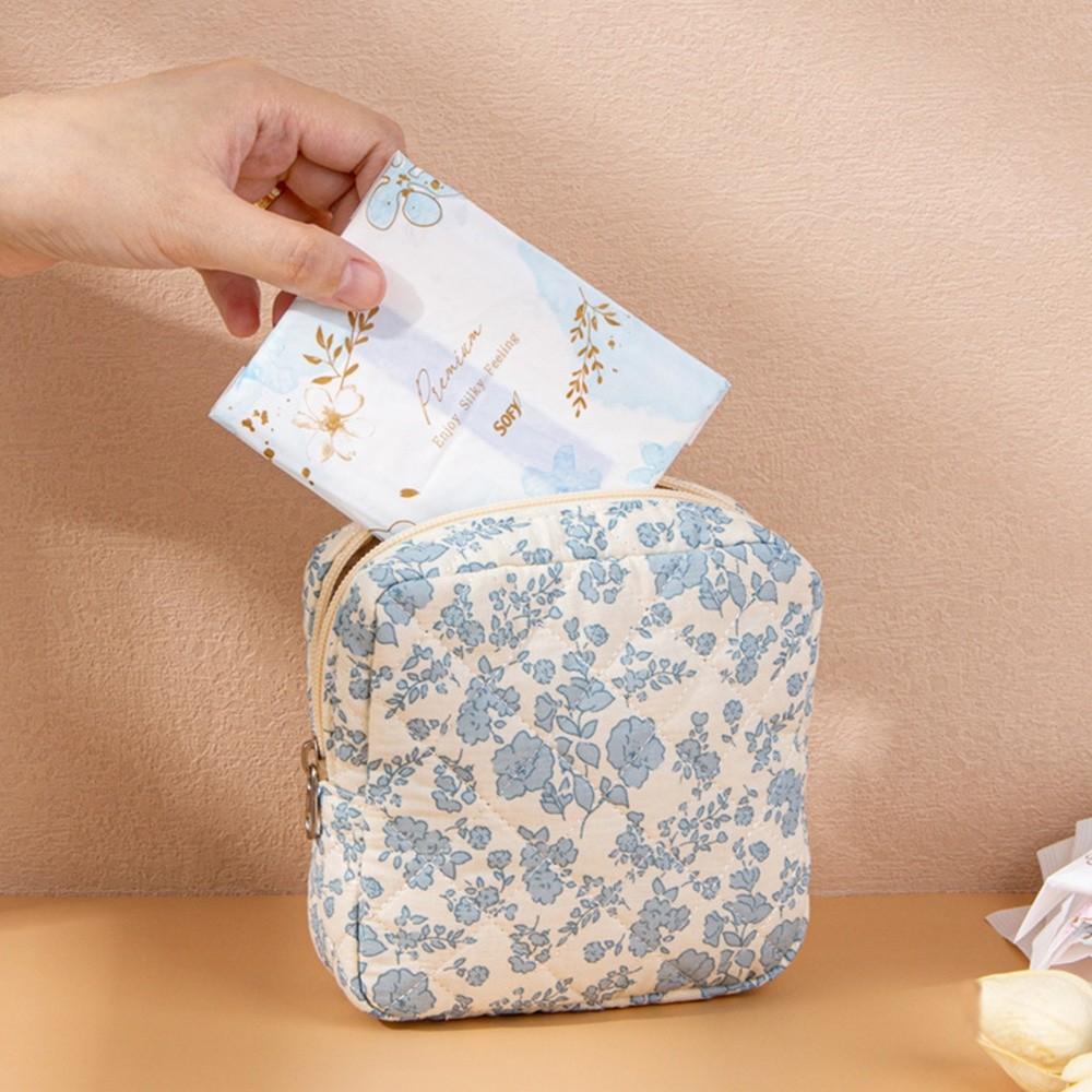 

Large Capacity Makeup Bag Floral Quilted Cotton Cosmetic Bag Portable Storage Handbag Travel Toiletry Bags Washbag Organizer