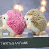 Plush Hedgehog Keychain Pendants Stuffed Animals Doll Toy Keyring Charms Backpack Accessory Adorable Handbag Pendants