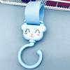 2Pcs Stroller Hooks Cartoon Pattern Anti-deform Resin Pushchair Hook Mommy Bag Organizer Rack Stroller Accessories for Shopping
