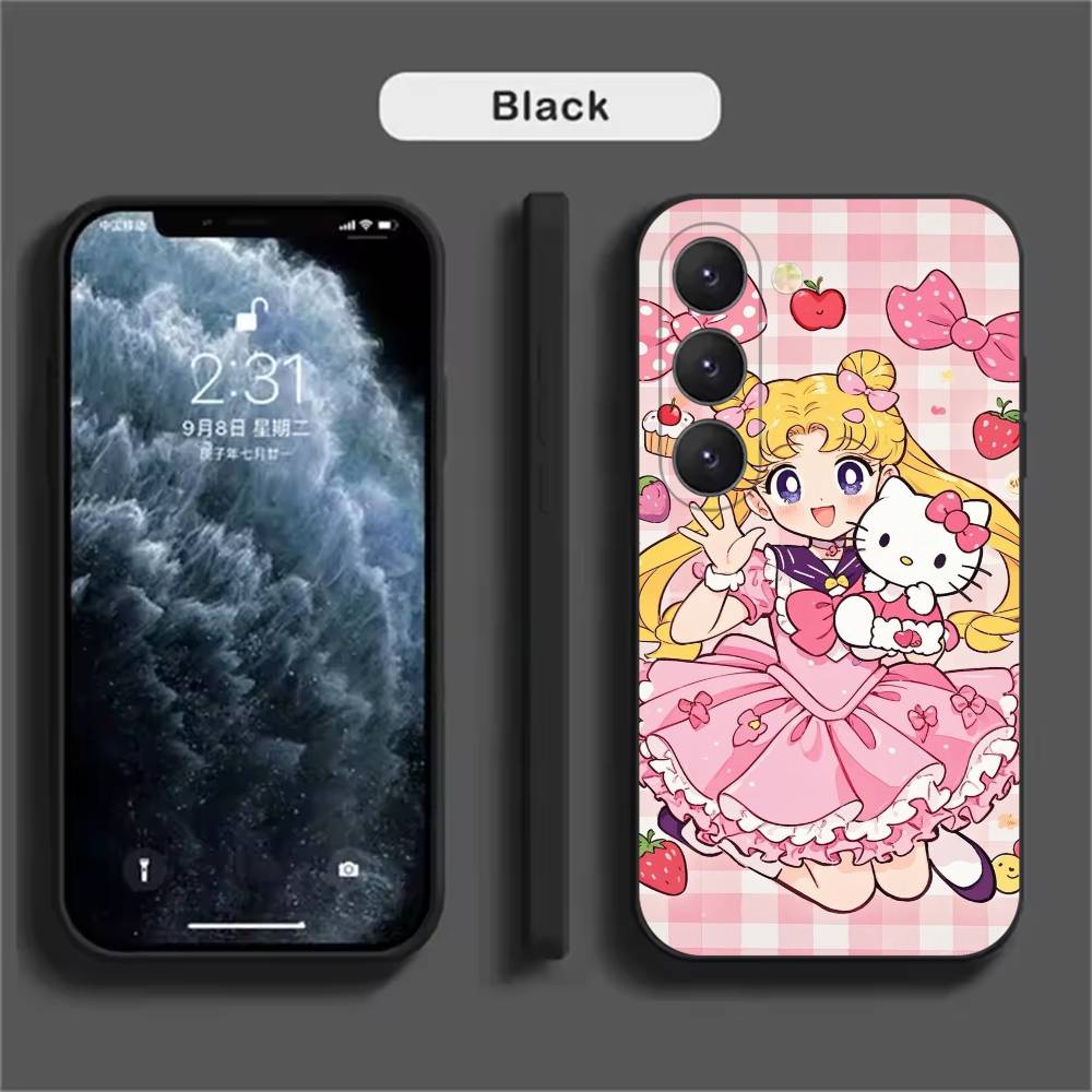 

Cartoon S-Sailor M-Moons Phone Case For Samsung Galaxy A52 A42 A32 A22 A12 A02S A72 A73 A51 A41 A31 A21S A71 A40 A30S A20S SamsungA73 5G