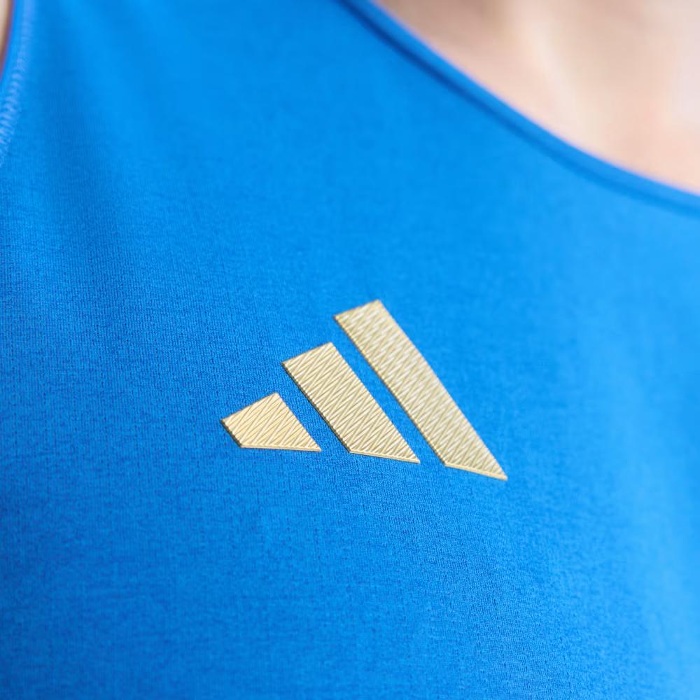 adidas Boston Marathon 2026 Climacool Moisture-Wicking Running Tank Top Men Tops KE8448