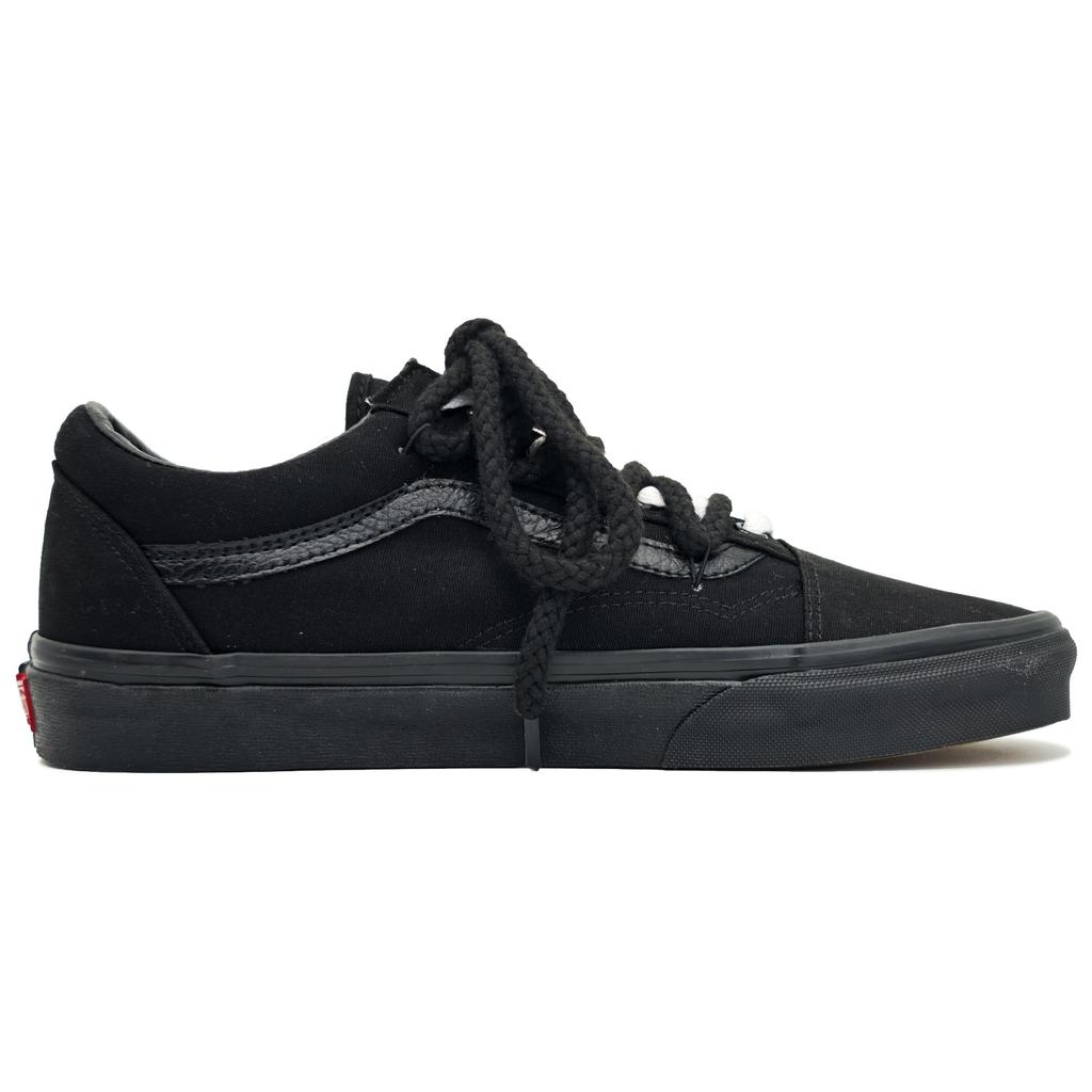 Vans Old Skool Abrasion Resistant Abrasion Resistant Low Top Skateboard Shoes Unisex Black VN000D3HBKA(Team1148-)