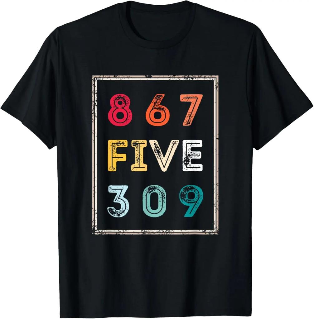 100% Cotton Unisex 8675309 Nostalgic and Funny 80s 90s Golf Gift T-Shirt for Men