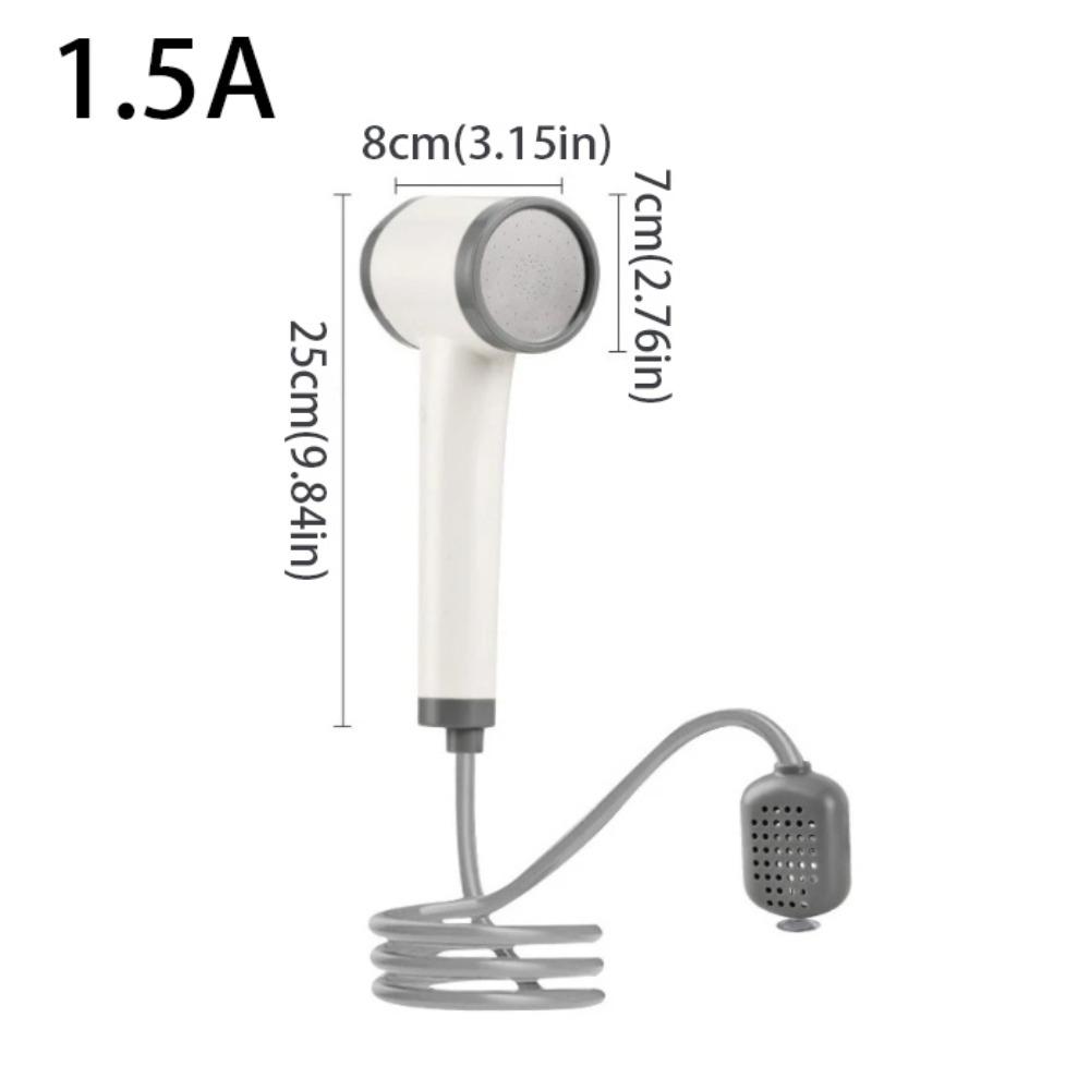 

Самовсасывающий Портативный Душ с Питанием от Аккумулятора Душ для Кемпинга Полноэкранный Мобильный Душ Мойка Автомобиля 1.5A