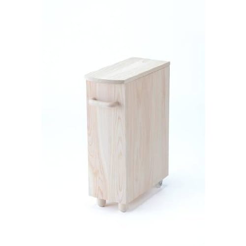 Umezawa Wooden Hinoki Rice Container, Slim, 5kg Capacity, Made In Japan, Product Number 191601