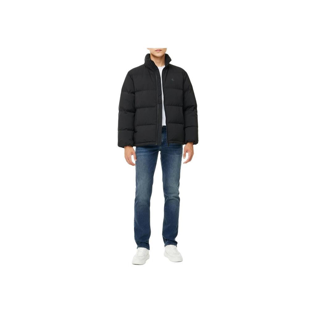 Calvin Klein Minimalist Comfortable Versatile Casual Stand-Up Collar Down Jacket Men Jackets Black J326958-BEH