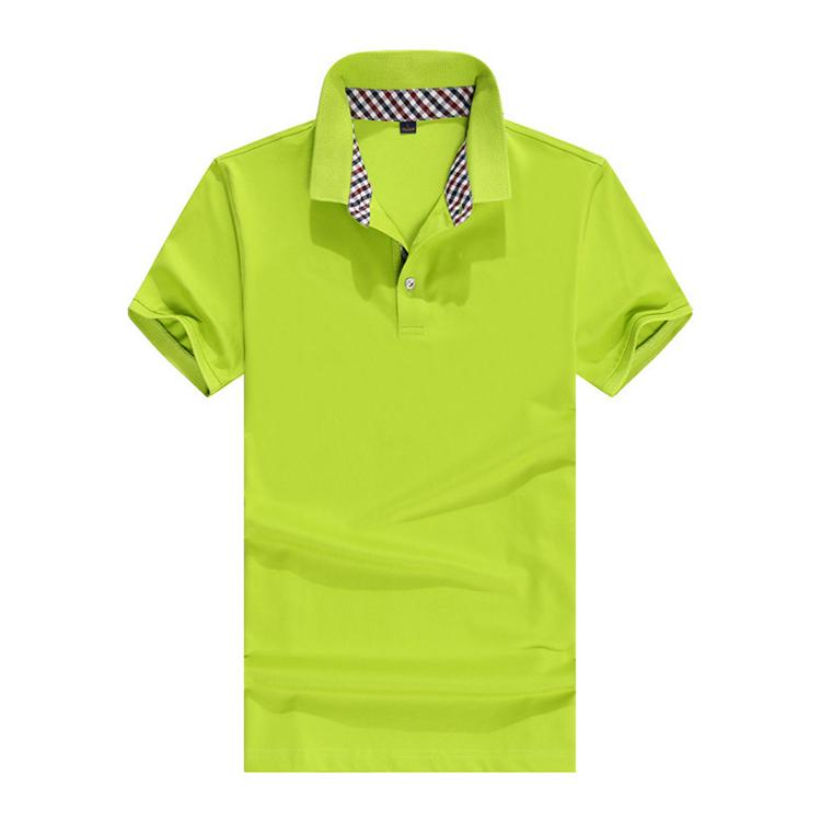 GDS P003 40 Fine Pearl Inner Plaid Collar Polo Men's