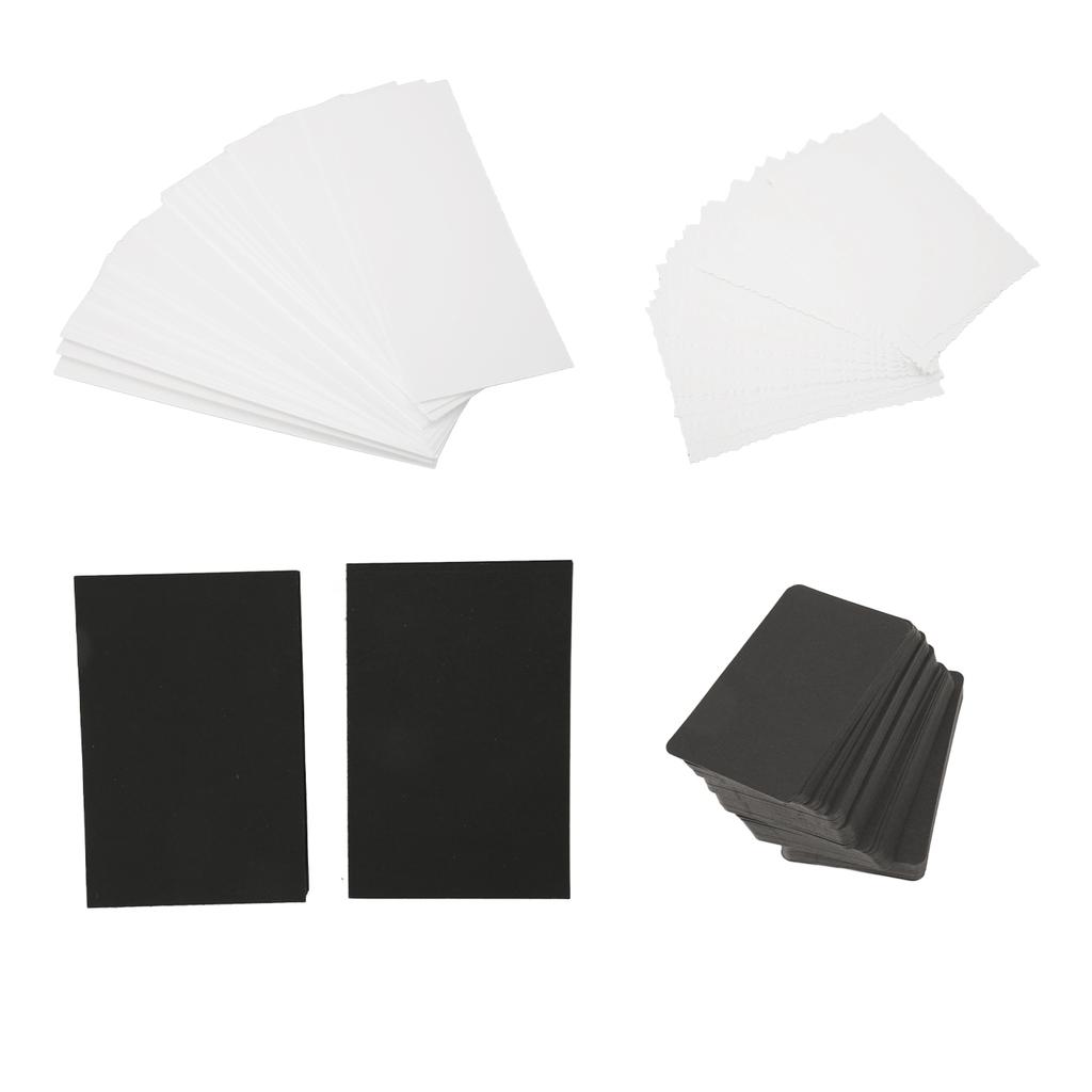 100 stücke Karton Mehrzweck Dicken Stilvolle Einfache Karton Papier für Postkarten Party Einladung