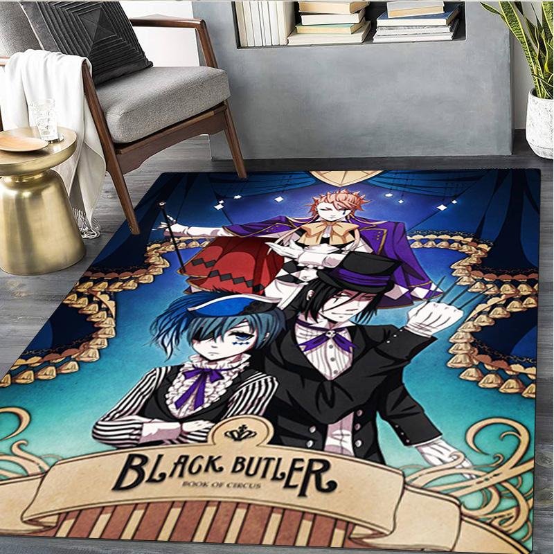 Black Butler Rug - Home carpet Office Decorative Carpet For Living Room Bedroom Door Mat Floor Rug Computer Chair Area Rug