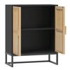 Sideboard Black 60x30x75 cm Particleboard