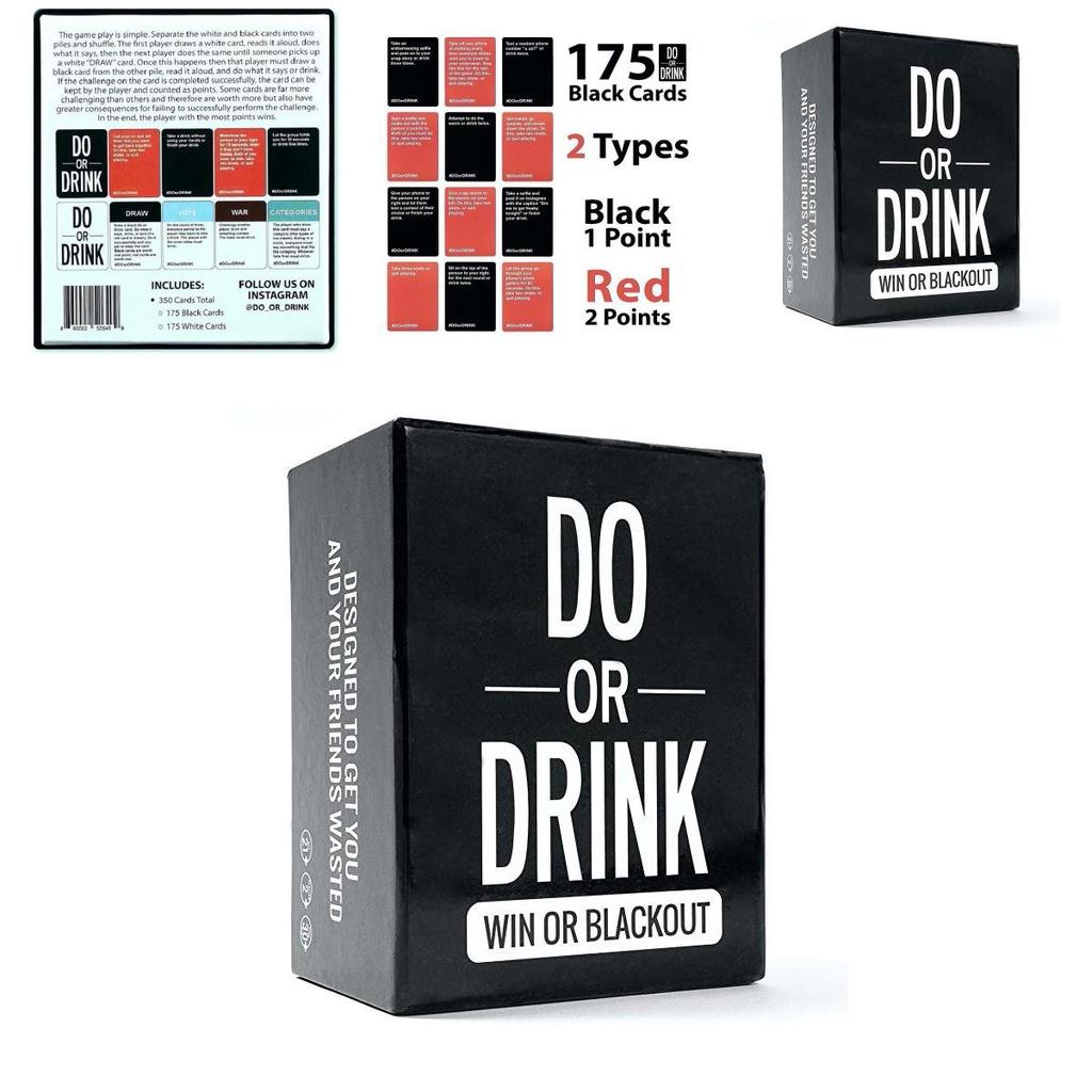 Do Or Drink Party Card Game For Unforgettable College And Camping Adventures