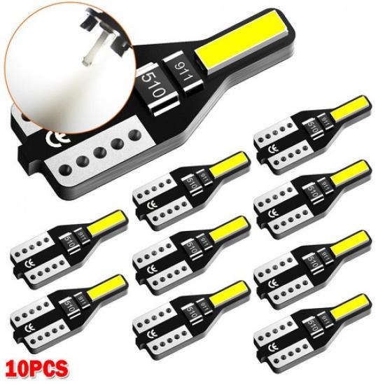 AUXITO T10 194 LED License Plate Light Bulbs 6000K Super Bright White 168 2825 A