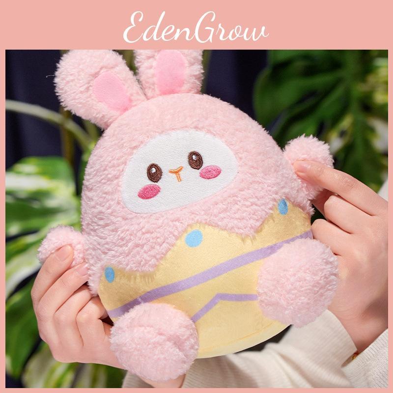 Easter Rabbit Eggshell Plush Toy Stuffed Doll Room Bed Decoration Gift Kids