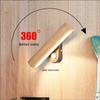 UOSU Modern Solid Wood Rotating LED Wall Lamp