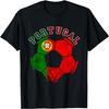 Futebol Portuguese Soccer Player Portugal Portuugese Flag T-Shirt