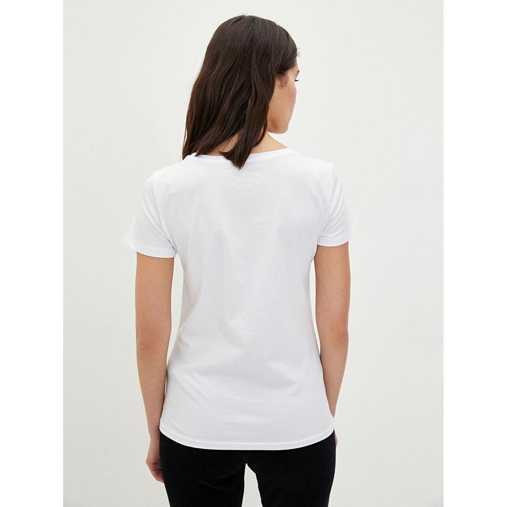 Koton T-Shirt Donna Manica Corta Con Scritta Slogan – Scollo Rotondo, Colore Antracite, Taglia L