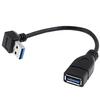 USB 3 Type Degree Right Angled A 90 Male to Female Extension Adapter
