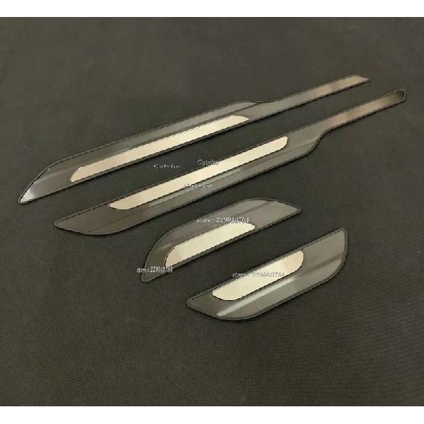 For Toyota Corolla Hatchback Stainless Steel Door Sill Scuff Plates Protectors Car Thresholds Sticker Car Styling
