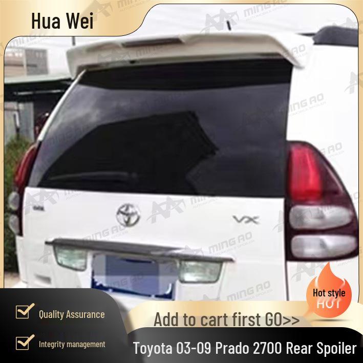 Toyota 03-09 Prado 2700 Heckspoiler - Bohrerlose Montage