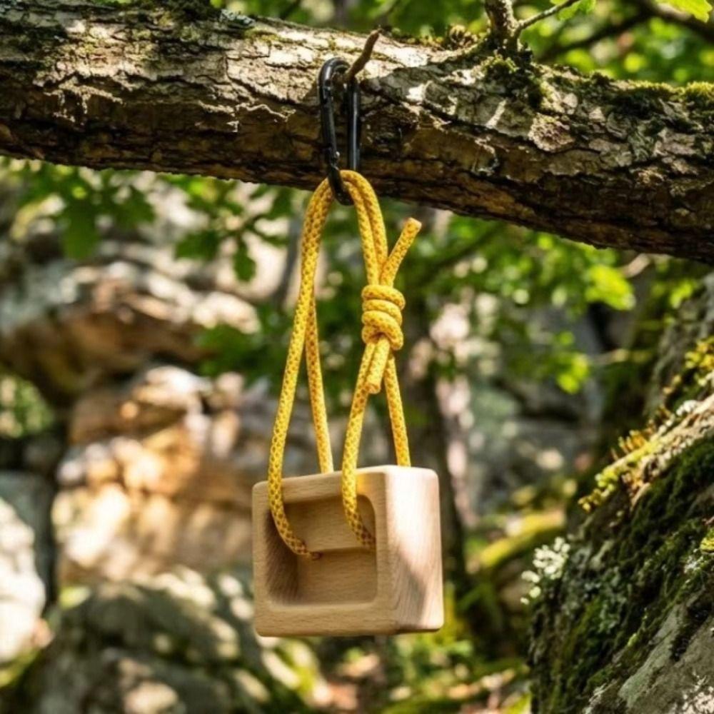 Hängendes Seil Felsenkletterbrett Doppeltasche Fingerkraft-Stärkungsbrett Fitness-Enthusiasten