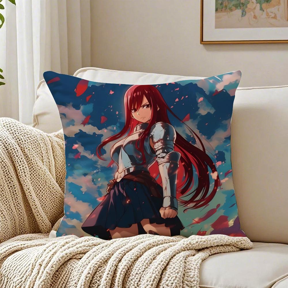Anime Shonen FFairy TTail Kissenbezug Kissenhülle Milbenschutz Wohnzimmer Sofa Dekor Kissen Raum