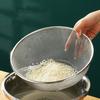 Spaghetti Strainer Stainless Steel Drain Basket Kitchen Basin Rice Washing Artifact Fruit Net