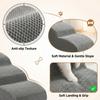 2/3/4-Step Dog Stairs Ramp,  Dog Steps for High Bed Couch Sofa Climbing, 35D Foam Pet Steps for Small Dogs and Cats