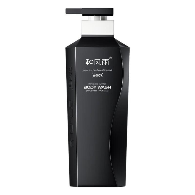 Hefengyu Men's Woody Scent Shower Gel & Shampoo Set