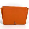 Dogon Meeting Bag Pouch Document Bag Clutch Bag Taurillon Clemence Orange