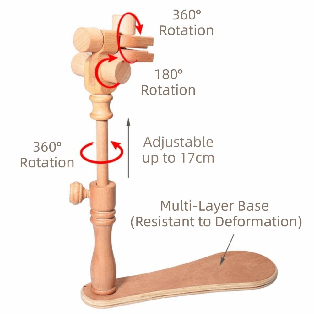 Stable Embroidery Hoops Stand Portable Cross Stitch Stand Cross Stitch Rack  Embroidery Tool