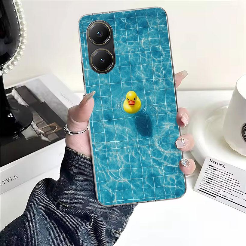 

Rubber Ducks Swimming Pool Soft Phone Case For Xiaomi Redmi 15C 15 13C 13 Poco X5 X6 X7 F7 Ultra M7 12C 12 10 10C 9C 9A 9T 9 Fun Redmi 15 5G