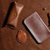 1Set with Copper Handle Leather Sewing Tapered Needles  for Shoes and Leather Repairs