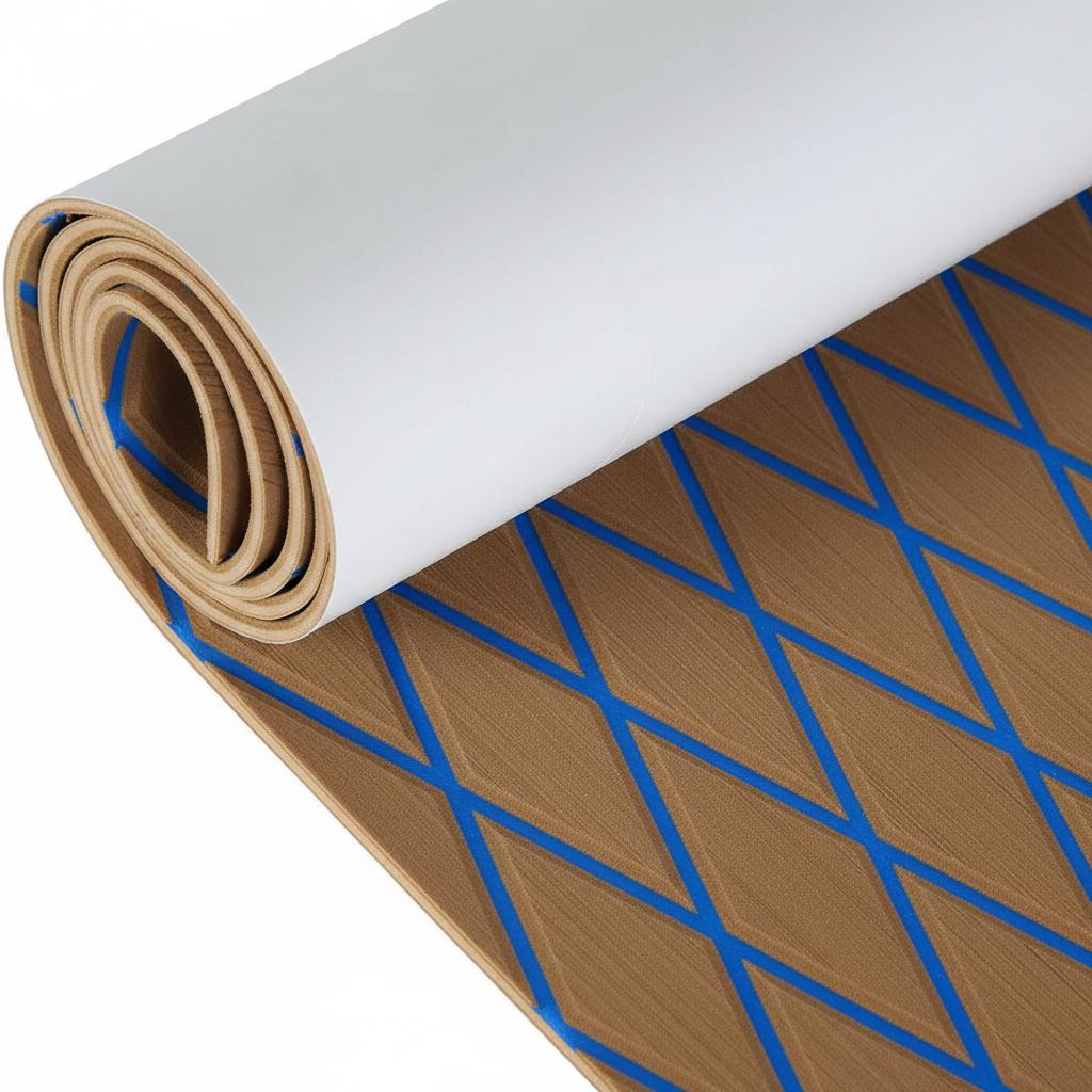 1900*350*5mm Diamond Pattern EVA Foam Material Carpet Mat Anti-slip for Yacht Kayak Marine Accessories Boat Decking Flooring Mat