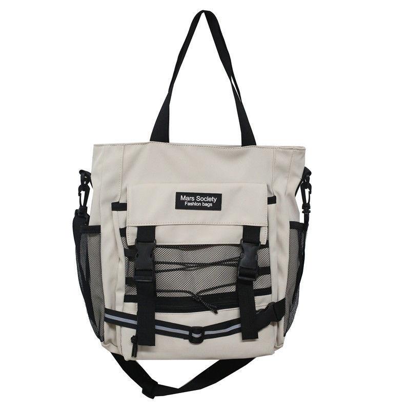

Oxford Women Handbags Messenger Bag Reflect Light Men Crossbody Bags Ladies Large Capacity Shoulder Tote Bag Youth School Bags белый