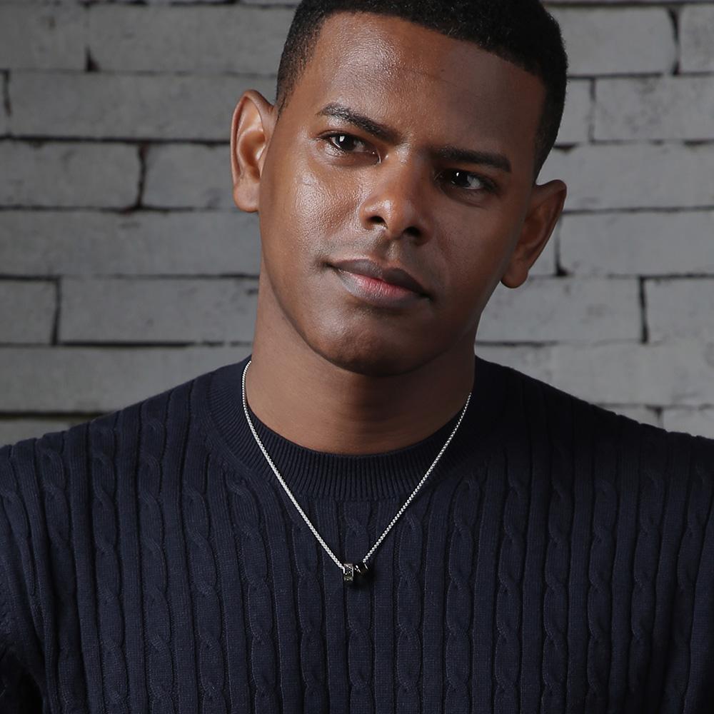 Ventera Tempus Two-Ring Men'S Necklace