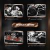 Non-Toxic 1409Pcs V12 Engine Building Blocks Sports Car Engine Model Desktop Ornaments Technology Bricks Children'S Diy Toys Holiday Gifts