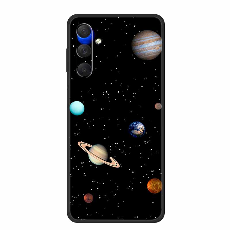 

For Samsung Galaxy F54 M54 5G M34 5G Case Original Soft Silicone TPU Phone Cases Back Cover For SamsungM54 Fashion Planet Coque Samsung M54 5G