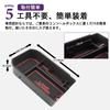 SAWAKAKI Toyota New Land Cruiser 250 Series Exclusive Console Tray Console Box Center Console Box Tray with Logo Coin Card Slot Small Item Storage