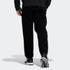 Adidas Embroidered Logo Corduroy Cuff Joggers Men Bottoms Black HG1837